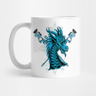 dragon retro sniper Mug